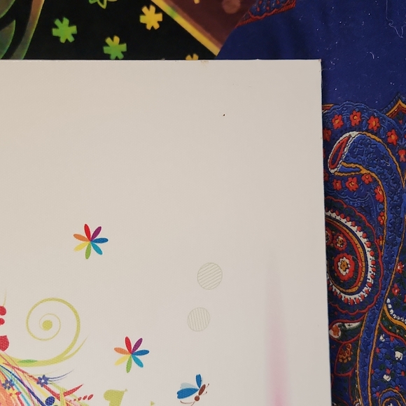 multi coloured heart tree print on canvas, - Picture 5 of 7